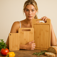 Planche a découper en bois.