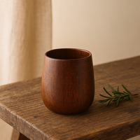 Petite tasses en bois naturel