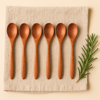Cuillère à thé, café en bois.