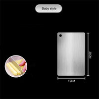 Planche de découpe en inox professionnel. - Purcook