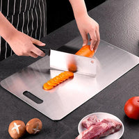 Planche Découpe Inox 316 Professionnel - Antibactérienne Durable - Purcook