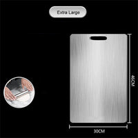 Planche Découpe Inox 316 Professionnel - Antibactérienne Durable - Purcook
