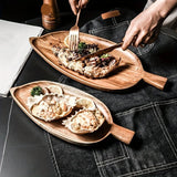 Plateau de service en bois (1 pièce) – Élégant et polyvalent - Purcook Purcook alternative a lecreuset, cristel, atma, ikea, debuyer, saine, amazon, cdiscount, mathon, scandvie, ninja