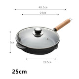 Poêle en fonte 25cm,avec ou sans couvercle. Rupture de stock - Purcook