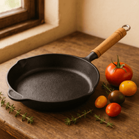 Poêle en fonte 25cm,avec ou sans couvercle. Rupture de stock - Purcook