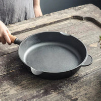 Poêle en fonte 25cm,avec ou sans couvercle. Rupture de stock - Purcook