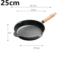 Poêle en fonte 25cm,avec ou sans couvercle. Rupture de stock - Purcook