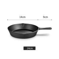 Poêle en Fonte Pré - Assaisonnée 14/16/20cm - Purcook faitout ,alternative a lecreuset, cristel, atma, ikea, debuyer, saine, amazon, cdiscount, mathon, scandvie, ninja, poele fer 