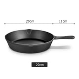 Poêle en Fonte Pré - Assaisonnée 14/16/20cm - Purcook faitout ,alternative a lecreuset, cristel, atma, ikea, debuyer, saine, amazon, cdiscount, mathon, scandvie, ninja, poele fer 