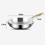 Poêle en inox, professionnel. - Purcook  sauteuse induction , acier inoxydable , alternative de Buyer , Cristel , Ikea , Amazon , atma mathon sacandvie ect , Cdiscount 