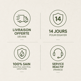 Poêle Fonte Mi-Hauteur Naturelle -Antiadhésive Sans Toxines - Purcook