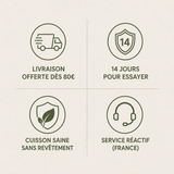 Poêle Fonte Mini 1 Personne - Cuisson Saine - Purcook