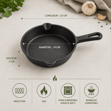 Poêle Fonte Mini 1 Personne - Cuisson Saine - Purcook