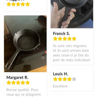 Poêle Fonte Mini 1 Personne - Cuisson Saine - Purcook