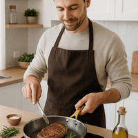 Poêle Inox Nid d'Abeille 28cm | 7 Plis - Purcook