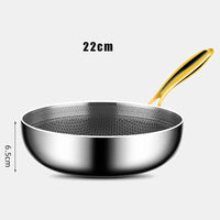 Poêle Inox Nid d'Abeille 28cm | 7 Plis - Purcook  alternative a lecreuset, cristel, atma, ikea, debuyer, saine, amazon, cdiscount, mathon, scandvie, ninja , sauteuse , poele acier inoxydable