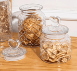 Pot en verre transparent avec couvercle hermétique – Réutilisable et pratique - Purcook