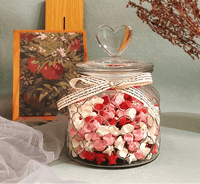 Pot en verre transparent avec couvercle hermétique – Réutilisable et pratique - Purcook