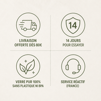 Pot Verre Hermétique avec Couvercle - Bocal Conservation - Purcook