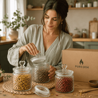 Pot Verre Hermétique avec Couvercle - Bocal Conservation - Purcook