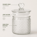 Pot Verre Hermétique avec Couvercle - Bocal Conservation - Purcook
