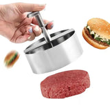 Presse à viande en inox – Moule à burger réglable et durable - Purcook Purcook alternative a lecreuset, cristel, atma, ikea, debuyer, saine, amazon, cdiscount, mathon, scandvie, ninja acier inoydable, presse à burger.