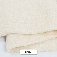 Serviettes de table chic en coton gaze – Lot de 6 - Purcook