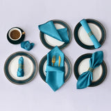 Serviettes de table chic en satin clair. - Purcook