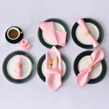 Serviettes de table chic en satin clair. - Purcook