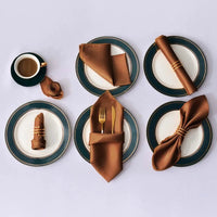 Serviettes de table chic en satin - Purcook