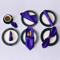 Serviettes de table chic en satin - Purcook