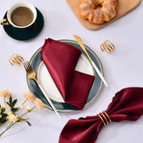 Serviettes de table chic en satin - Purcook