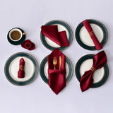 Serviettes de table chic en satin - Purcook
