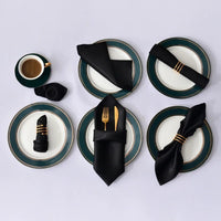 Serviettes de table chic en satin - Purcook