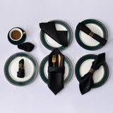 Serviettes de table chic en satin - Purcook