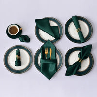 Serviettes de table chic en satin - Purcook