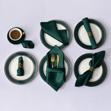 Serviettes de table chic en satin - Purcook