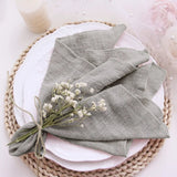Serviettes de table chic par lot – 10 pièces gaze de coton - Purcook