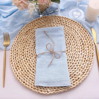 Serviettes de table chic par lot – 10 pièces gaze de coton - Purcook