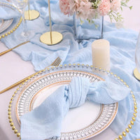 Serviettes de table chic par lot – 10 pièces gaze de coton - Purcook