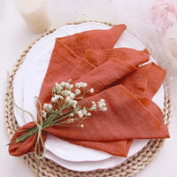 Serviettes de table chic par lot – 10 pièces gaze de coton - Purcook