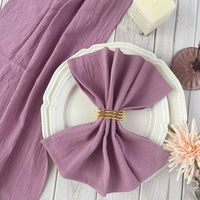 Serviettes Table Coton 30×43cm Lot 6 - Purcook