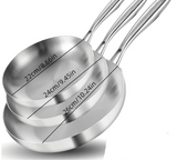 Set 2-3 Poêles Inox 22-28cm - Purcook