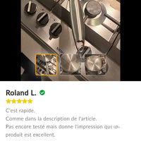 Set 2 - 3 Poêles Inox 304 5 Pli | 22 - 28cm - Purcook  alternative a lecreuset, cristel, atma, ikea, debuyer, saine, amazon, cdiscount, mathon, scandvie, beko , poele en inox ,mauviel , sauteuse en inox , sauteuse inox , acier inoxydable