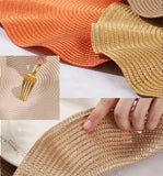Set de 4 sets de table ronds tressés – Élégants et résistants - Purcook