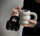 Tasse à café en céramique avec poignée style nordique – Élégance, confort - Purcook