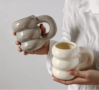 Tasse à café en céramique avec poignée style nordique – Élégance, confort - Purcook