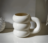 Tasse à café en céramique avec poignée style nordique – Élégance, confort - Purcook