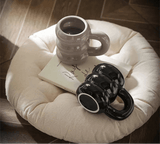 Tasse à café en céramique avec poignée style nordique – Élégance, confort - Purcook