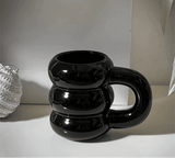 Tasse à café en céramique avec poignée style nordique – Élégance, confort - Purcook